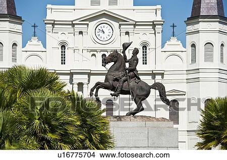 Picture - Statue of Andrew Jackson. Fotosearch