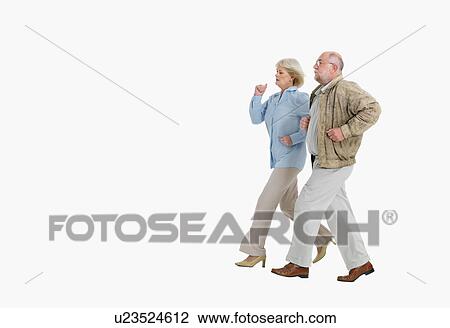 Two seniors running View Large Photo Image Stock Image - Two seniors running. Fotosearch