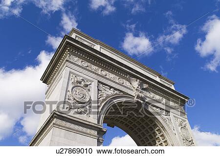 Washington Square New York City View Large Photo Image Stock Image - Washington Square New York City. Fotosearch