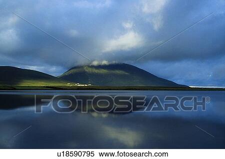 Stock Photography - Achill Island, Co Mayo, Ireland, Slievemore And Doogort. Fotosearch