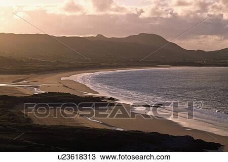 Co Donegal, Beach Near Portsalon View Large Photo Image Stock Image - Co Donegal, Beach Near Portsalon. Fotosearch