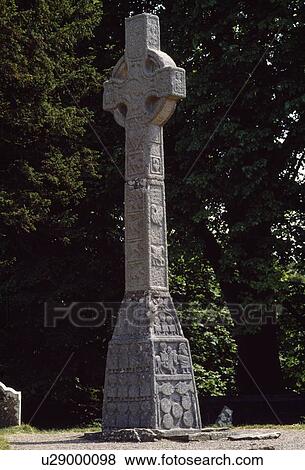 Stock Photo - Moone High Cross, County Kildare, Ireland. Fotosearch