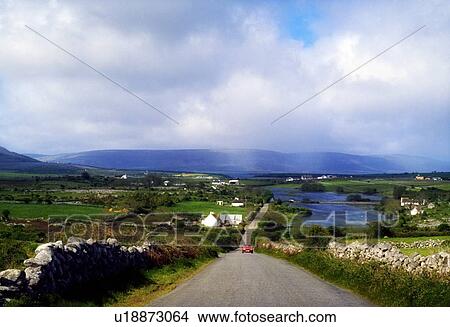 Picture - Rural Roads, The Burren, Co Clare. Fotosearch