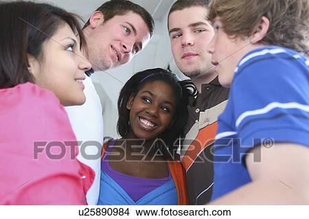 teenagers bonding in a group View Large Photo Image Picture - teenagers bonding in a group. Fotosearch