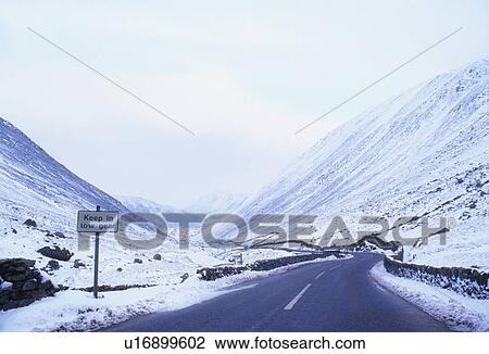 Stock Image - Transport, Rural Roads, Co Wicklow. Fotosearch
