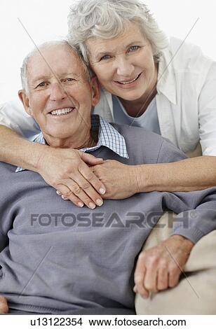 Affectionate senior couple View Large Photo Image Picture - Affectionate senior couple. Fotosearch