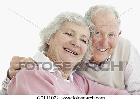 Affectionate senior couple View Large Photo Image Stock Image - Affectionate senior couple. Fotosearch