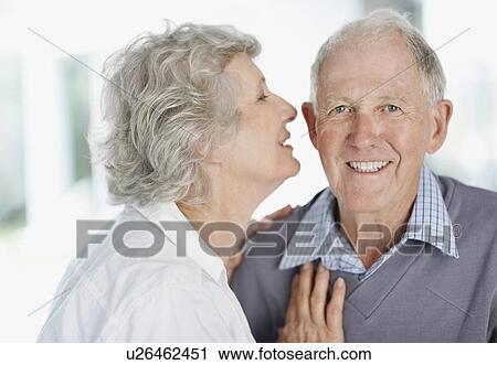Affectionate senior couple View Large Photo Image Stock Image - Affectionate senior couple. Fotosearch