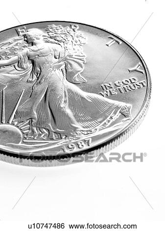 Stock Photograph - American coin. Fotosearch