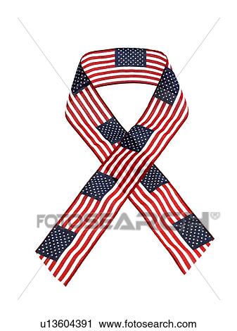 Stock Image - Americana ribbon. Fotosearch