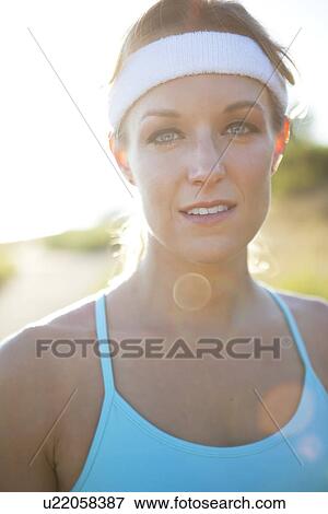 Athletic woman View Large Photo Image Stock Photo - Athletic woman. Fotosearch