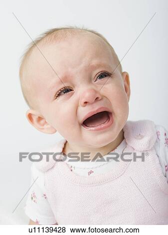 Baby crying View Large Photo Image Stock Photo - Baby crying. Fotosearch