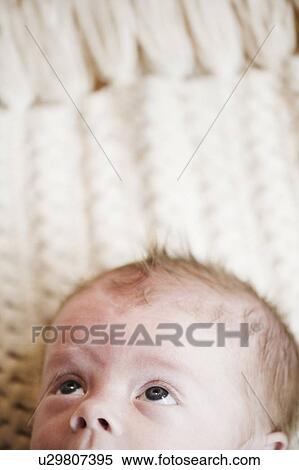 Stock Photography - Baby's head. Fotosearch
