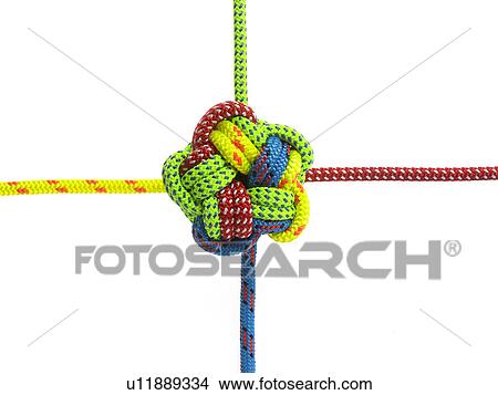 Picture - Ball of colorful rope. Fotosearch