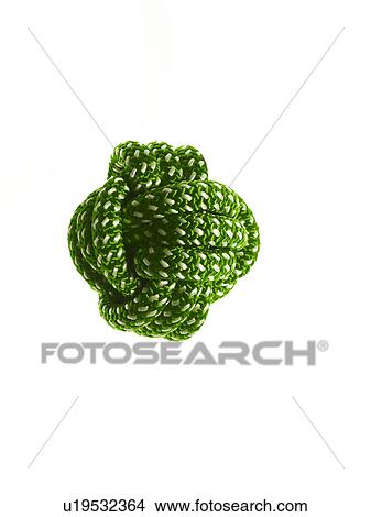 Picture - Ball of green rope. Fotosearch