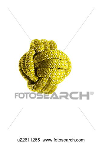 Stock Photography - Ball of yellow rope. Fotosearch