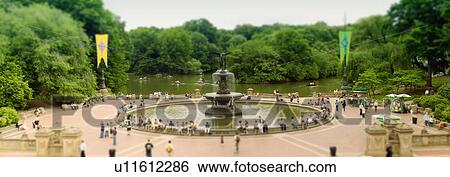 Bethesda fountain View Large Photo Image Stock Photograph - Bethesda fountain. Fotosearch