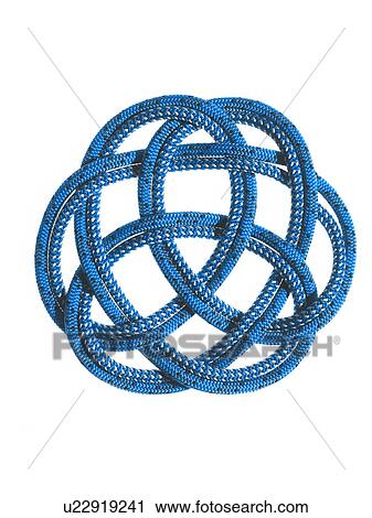 Blue rope looped together View Large Photo Image Stock Image - Blue rope looped together. Fotosearch