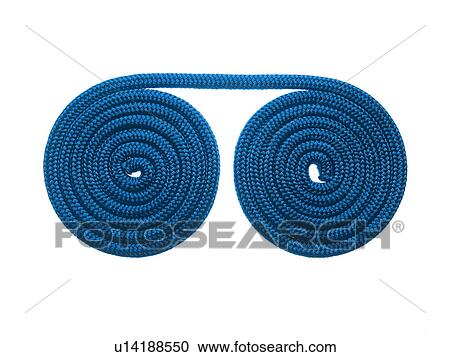 Stock Image - Blue rope. Fotosearch
