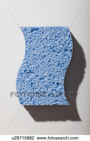 Stock Image - Blue sponge. Fotosearch