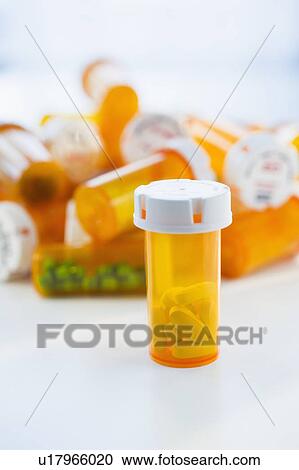 Bottles of prescription medication View Large Photo Image Stock Image - Bottles of prescription medication. Fotosearch