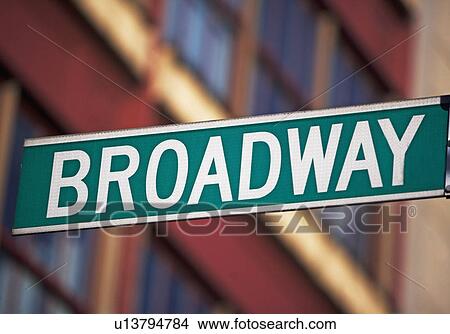 Broadway Street sign View Large Photo Image Picture - Broadway Street sign. Fotosearch