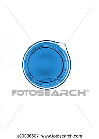 Stock Photo - Can of blue paint. Fotosearch