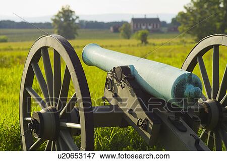 Cannon on cemetery ridge View Large Photo Image Stock Photo - Cannon on cemetery ridge. Fotosearch