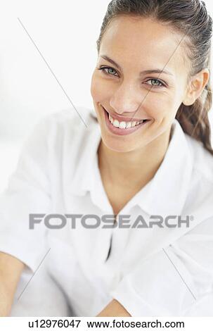 Stock Photo - Charming woman. Fotosearch