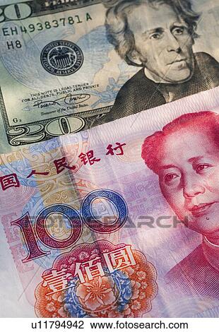 Chinese and American money View Large Photo Image Stock Image - Chinese and American money. Fotosearch