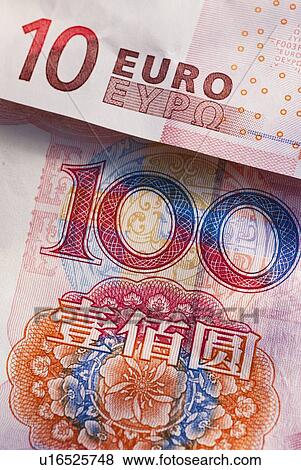 Stock Photo - Chinese and European money. Fotosearch