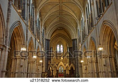 Stock Image - Christ Church Cathedral in Dublin Ireland. Fotosearch
