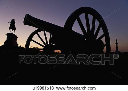 Stock Image - Civil war cannon. Fotosearch