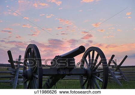 Stock Photograph - Civil war cannon. Fotosearch