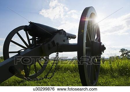Stock Photograph - Civil war cannon. Fotosearch