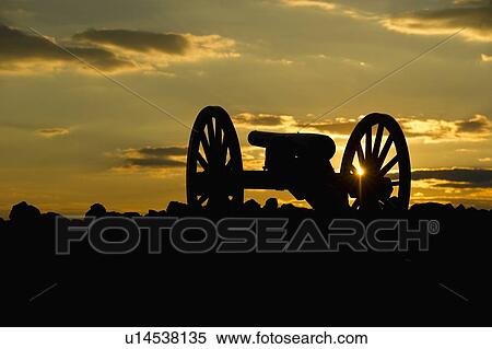 Stock Photography - Civil war cannon. Fotosearch
