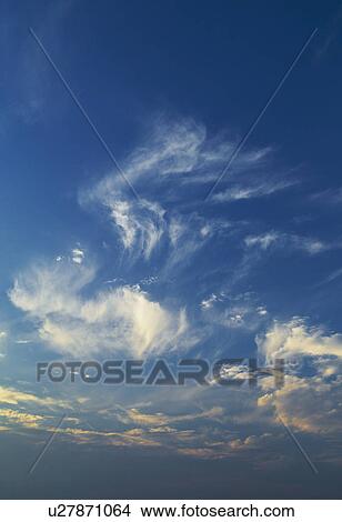 Picture - Clouds and blue sky. Fotosearch