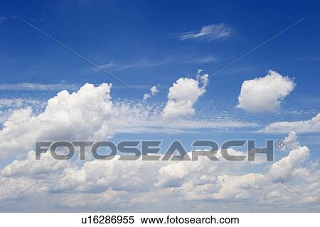 Stock Photography - Clouds in the sky. Fotosearch
