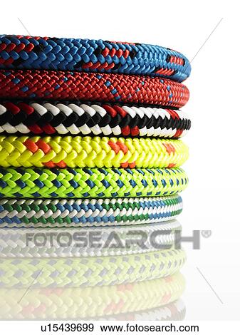Stock Photo - Colorful rope. Fotosearch