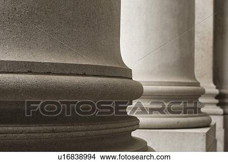 Picture - Concrete columns. Fotosearch