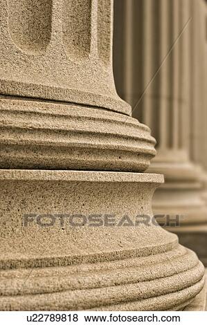 Stock Photo - Concrete columns. Fotosearch