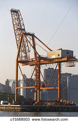 Container crane View Large Photo Image Stock Image - Container crane. Fotosearch