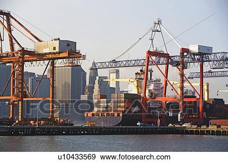 Stock Photo - Container crane. Fotosearch