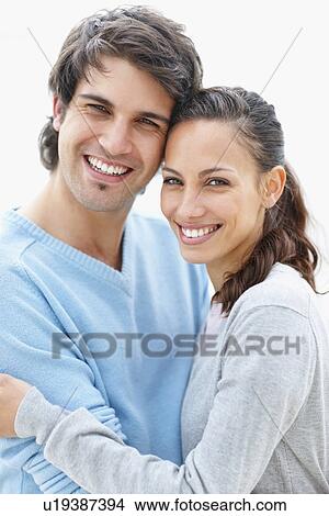 Picture - Couple embracing. Fotosearch