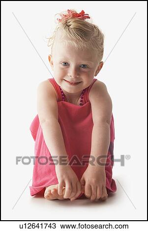 Stock Image - Cute young girl. Fotosearch