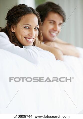 Picture - Daydreaming couple. Fotosearch