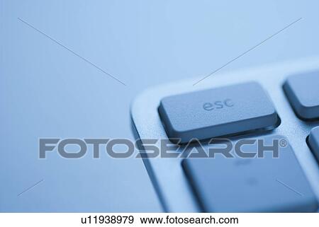 Stock Photo - Escape key on computer keyboard. Fotosearch