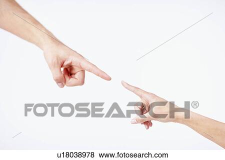 Stock Photo - Finger pointing. Fotosearch