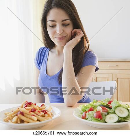 Stock Image - Food choices. Fotosearch