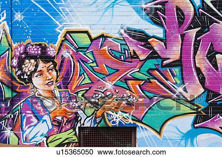 Graffiti on brick wall View Large Photo Image Stock Image - Graffiti on brick wall. Fotosearch